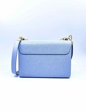 Load image into Gallery viewer, LOUIS VUITTON Blue Jean Epi Twist MM Blue Leather Solid Epi Handbag
