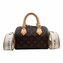 Load image into Gallery viewer, LOUIS VUITTON Speedy BandouliÃ¨re 20 Brown Coated canvas Monogram Handbag
