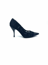 Load image into Gallery viewer, DOLCE &amp; GABBANA Size 9 Black Lace Pumps
