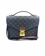Load image into Gallery viewer, LOUIS VUITTON Brown Coated canvas LOGO Handbag
