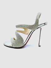 Load image into Gallery viewer, CHRISTIAN LOUBOUTIN Size 6 Gold Glitter Cocktail Shoe
