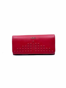 TOD'S Red Leather Wallet