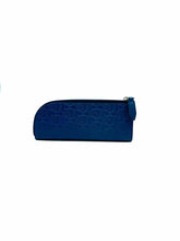 Load image into Gallery viewer, SALVATORE FERRAGAMO Blue Leather Cosmetic Case

