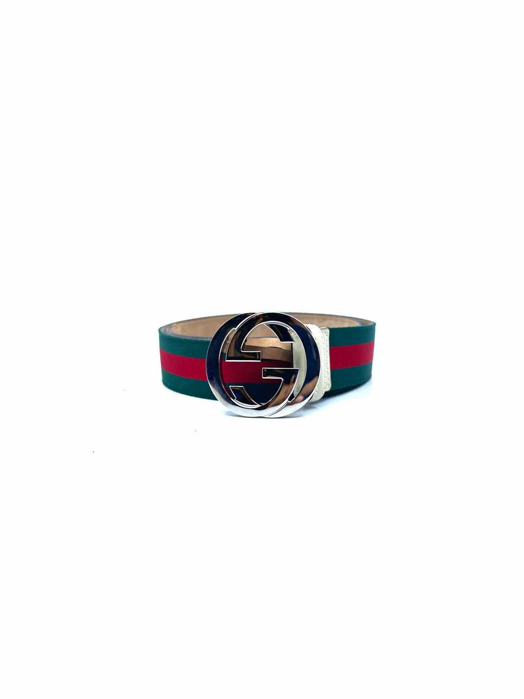 GUCCI Green, Red Stripe Belt