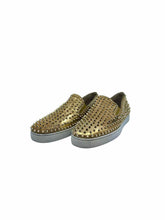 Load image into Gallery viewer, CHRISTIAN LOUBOUTIN Size 13 Gold Men&#39;s Sneakers
