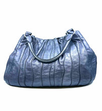 Load image into Gallery viewer, PRADA Grey, Silver Leather Handbag
