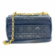 Load image into Gallery viewer, CHRISTIAN DIOR Montaigne Caro Bag Black Leather Quilted Handbag
