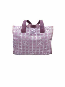 CHANEL Pink Nylon Handbag
