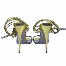 Load image into Gallery viewer, GUCCI Size 9 Gold Leather Solid Sandals

