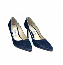 Load image into Gallery viewer, JIMMY CHOO Silver Pumps Size 8.5
