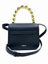 Load image into Gallery viewer, VERSACE Black Leather Handbag
