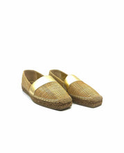 Load image into Gallery viewer, JIMMY CHOO Size 8 Natural CORK Woven Flats
