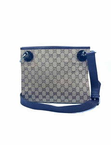 GUCCI Brown Canvas Monogram Handbag