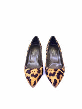 Load image into Gallery viewer, VALENTINO Size 9 Brown PONY HAIR Cheetah print Pumps
