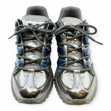Load image into Gallery viewer, LOUIS VUITTON Size 11 Silver, Black Men's Sneakers
