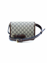 Load image into Gallery viewer, GUCCI GG Mini Supreme Brown Coated canvas Monogram Handbag
