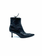 Load image into Gallery viewer, CHANEL Size 6.5 Black Leather Ankle Boot

