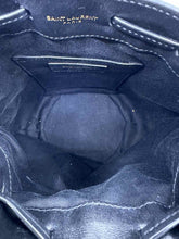 Load image into Gallery viewer, YVES SAINT LAURENT Talitha Black Leather Studs Handbag
