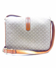 Load image into Gallery viewer, CELINE Beige, Brown Leather Handbag
