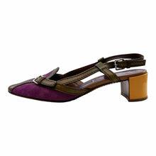 Load image into Gallery viewer, PRADA Suede Slingback | 6
