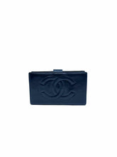 Load image into Gallery viewer, CHANEL Continental Black Leather Solid Wallet

