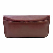Load image into Gallery viewer, CARTIER Maroon Leather Solid Clutch
