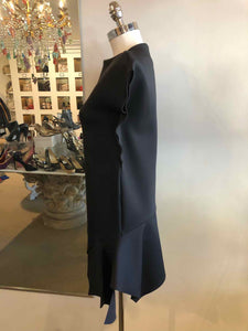 GIVENCHY Cap Sleeve Black Dress | 2