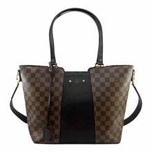 Load image into Gallery viewer, LOUIS VUITTON Jersey Brown, black Coated canvas Damier Handbag
