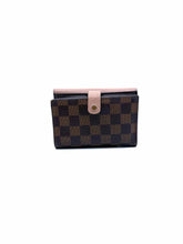Load image into Gallery viewer, LOUIS VUITTON Brown, Pink Leather Damier Wallet
