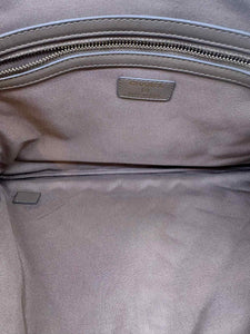 CHANEL Gold Leather Quilted Tridesce Clutch