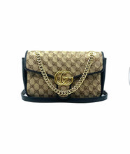 Load image into Gallery viewer, GUCCI Marmont Brown Canvas Monogram Handbag
