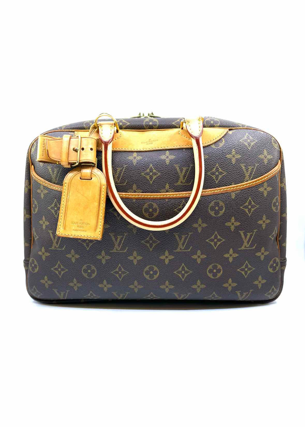 LOUIS VUITTON Brown Coated canvas Monogram Handbag
