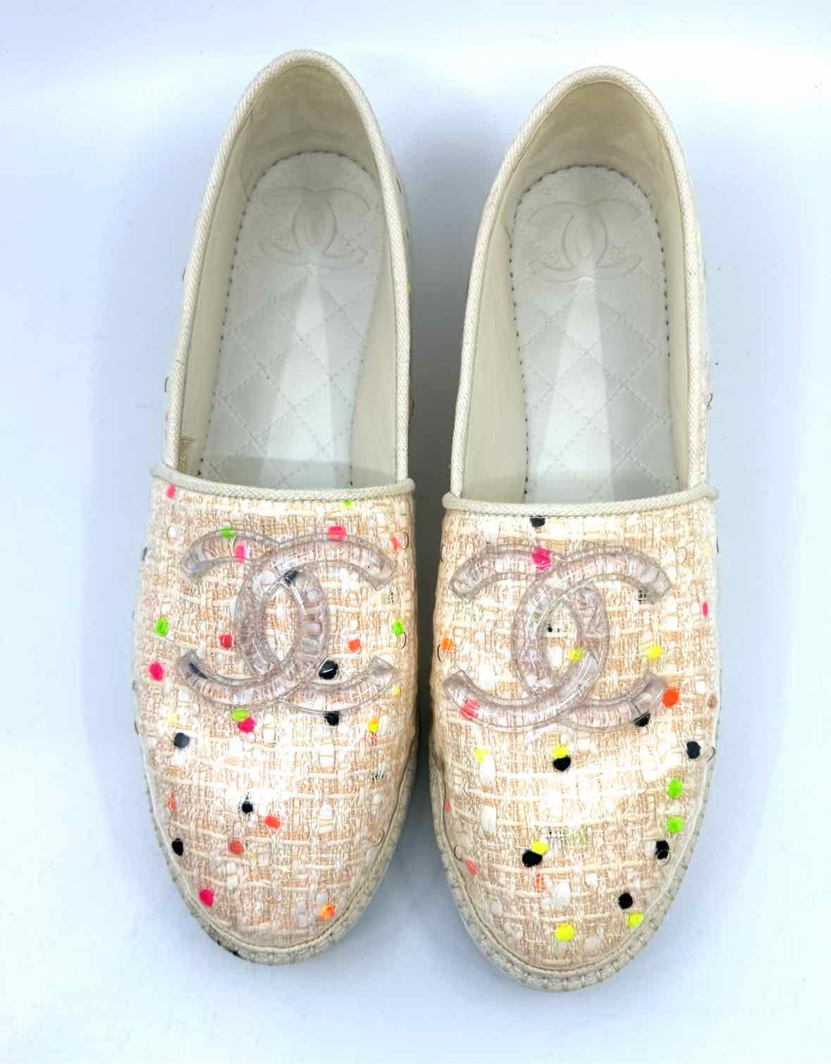 Chanel espadrilles size 11 outlet