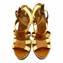 Load image into Gallery viewer, FENDI Canvas Leather Sandals | 9.5
