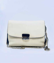 Load image into Gallery viewer, CHRISTIAN DIOR Cream, Black Leather Solid Handbag
