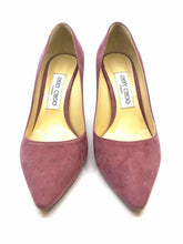 Load image into Gallery viewer, JIMMY CHOO Romy Size 7 Mauve Suede Solid Pumps
