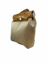 Load image into Gallery viewer, HERMES Herbag Beige Canvas Lace Solid Backpack

