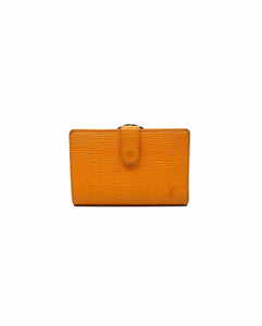 LOUIS VUITTON Coral Leather Epi Wallet