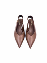 Load image into Gallery viewer, BURBERRY Size 7 Brown Leather Sling back
