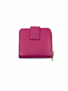YVES SAINT LAURENT Hot Pink Leather Wallet