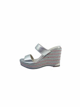 Load image into Gallery viewer, JIMMY CHOO Size 6.5 Gold Leather Wedge

