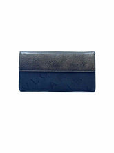 Load image into Gallery viewer, BVLGARI Continental Black Canvas Leather Monogram Wallet
