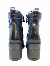 Load image into Gallery viewer, PRADA Size 8.5 Black Nylon Solid Ankle Boot
