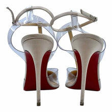 Load image into Gallery viewer, CHRISTIAN LOUBOUTIN Satin Plastic Pumps | 8
