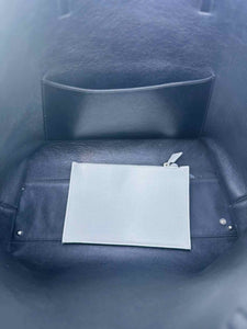 AKRIS Black & White Leather Handbag