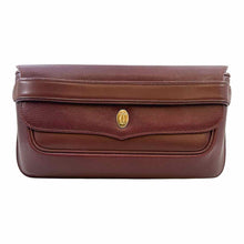 Load image into Gallery viewer, CARTIER Maroon Leather Solid Clutch
