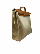 Load image into Gallery viewer, HERMES Herbag Beige Canvas Solid Backpack
