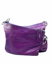 Load image into Gallery viewer, CHLOE Purple Leather Solid Handbag
