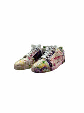 Load image into Gallery viewer, CHRISTIAN LOUBOUTIN Size 11 Pink &amp; White Leather Sneakers
