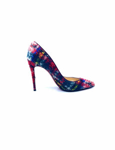 CHRISTIAN LOUBOUTIN Size 9.5 Red, white Pumps